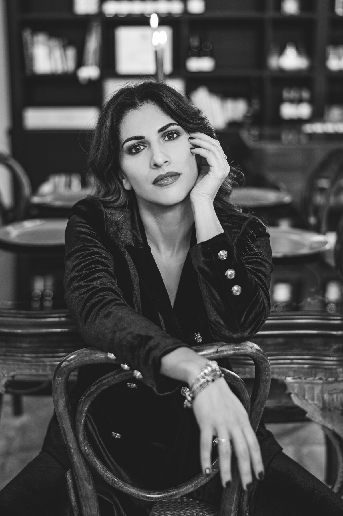 Antonella Benedetto, ritratto in bianco e nero